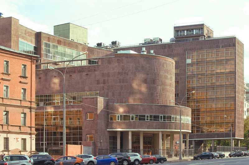 Photo: 8/19/2018 "Tsentrosoiuz Building", View from Academician Sakharov Prospect